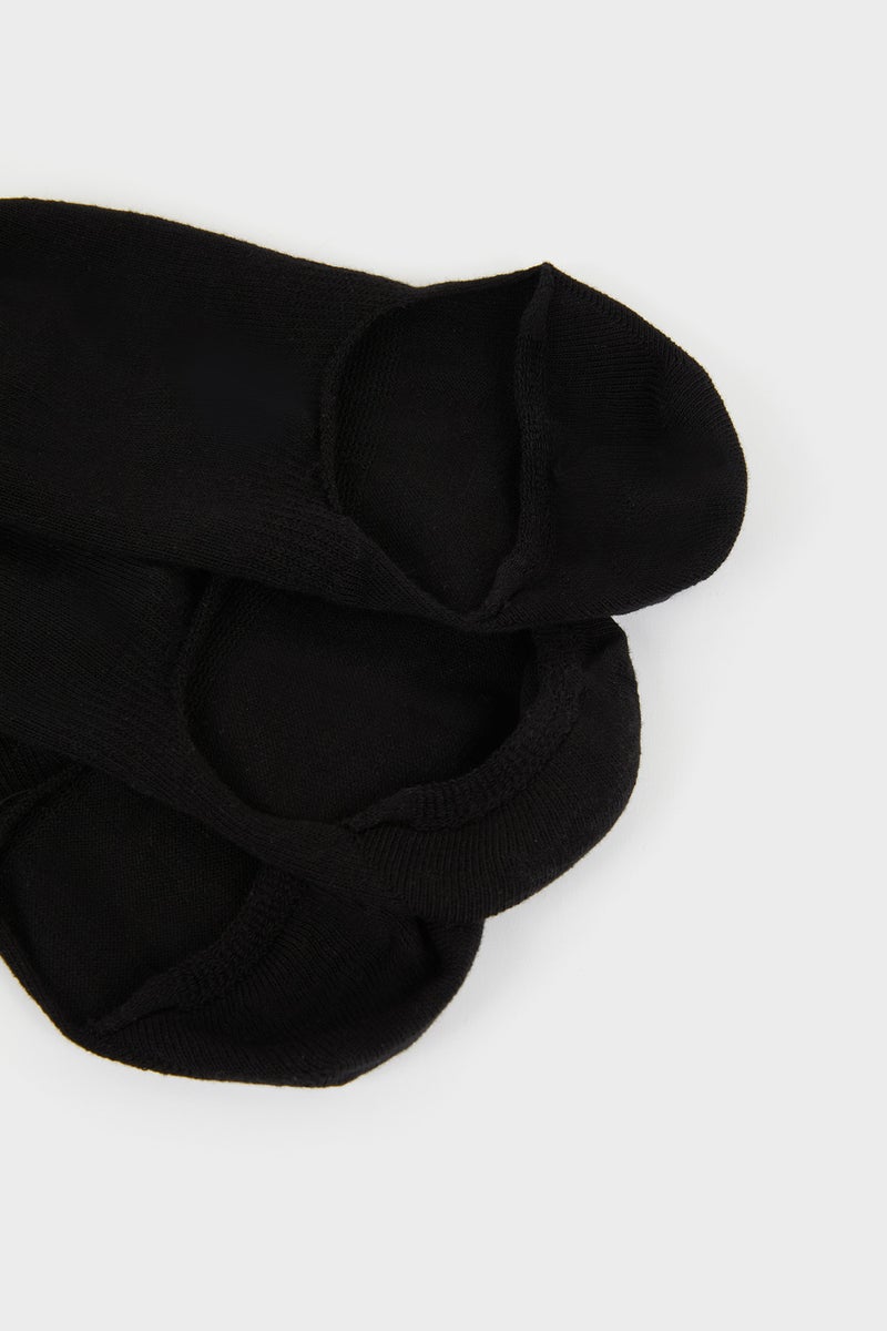 DeFacto Black Woman Ballet Socks 3 Pack Casual - Image 3